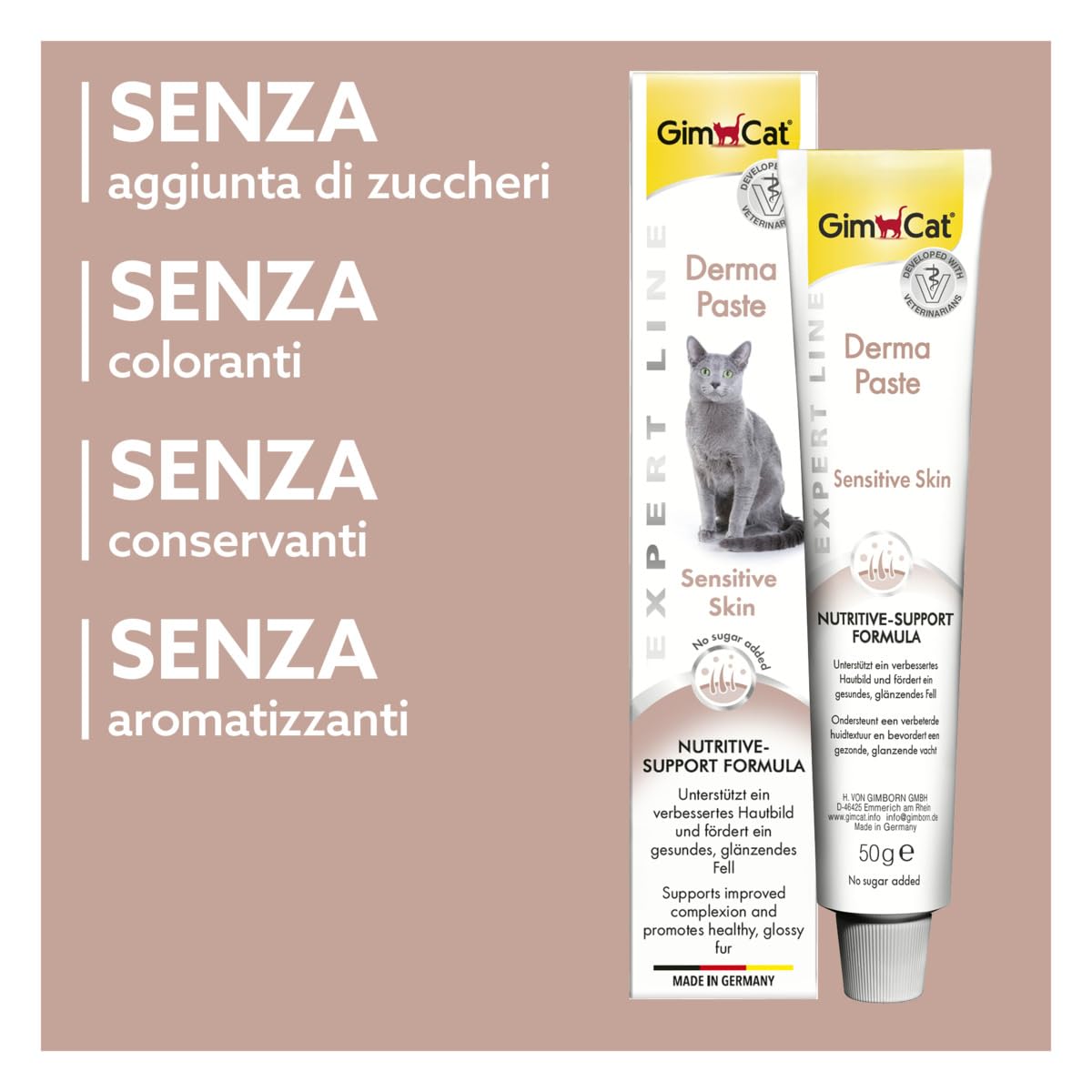 GimCat UT Balance Pasta Per Gatti - Supporto Salute Urinaria, 50g - Foto 7