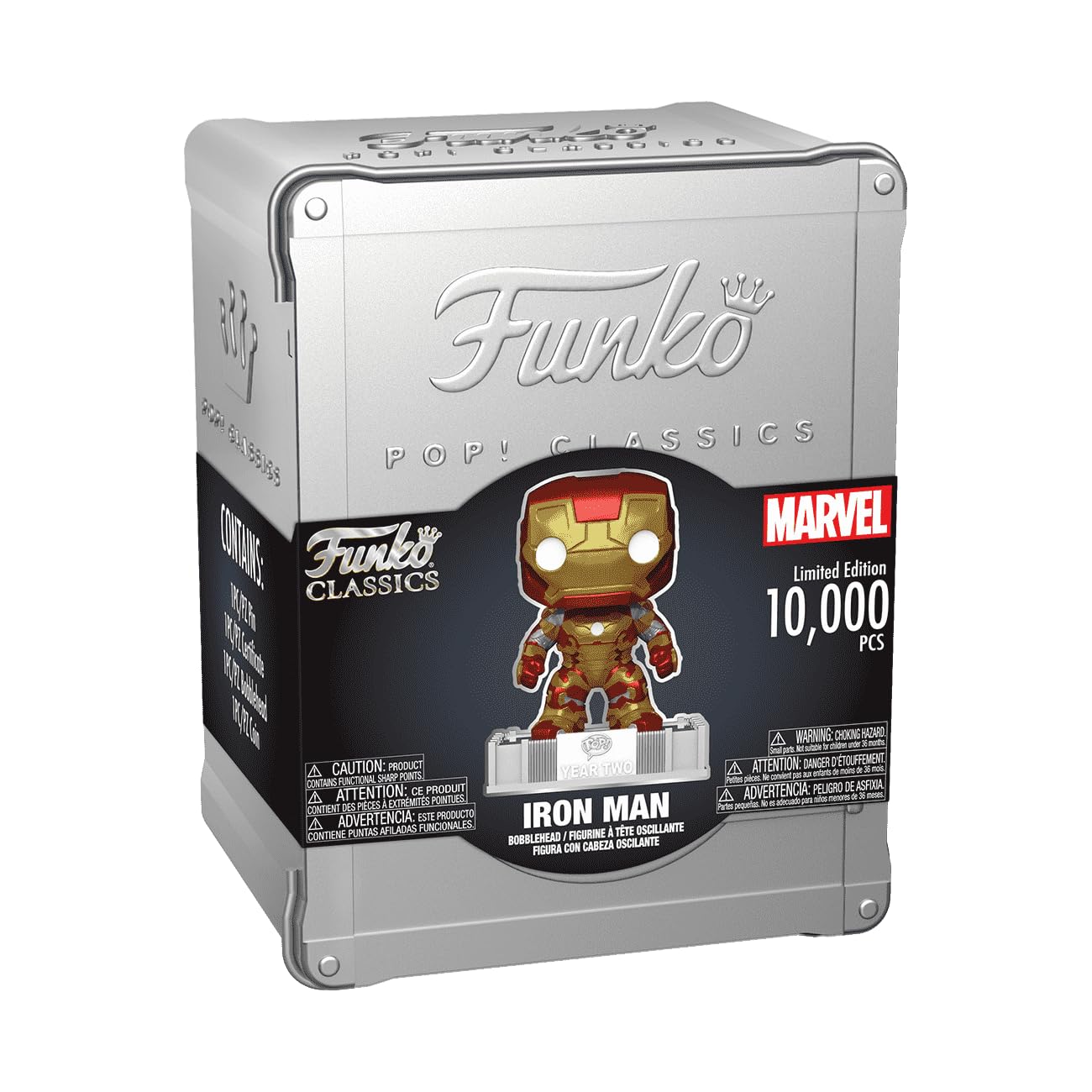 Funko Pop! Marvel Iron Man Classic Collector's Edition, Limited 10.000 Stück, Exklusives Set