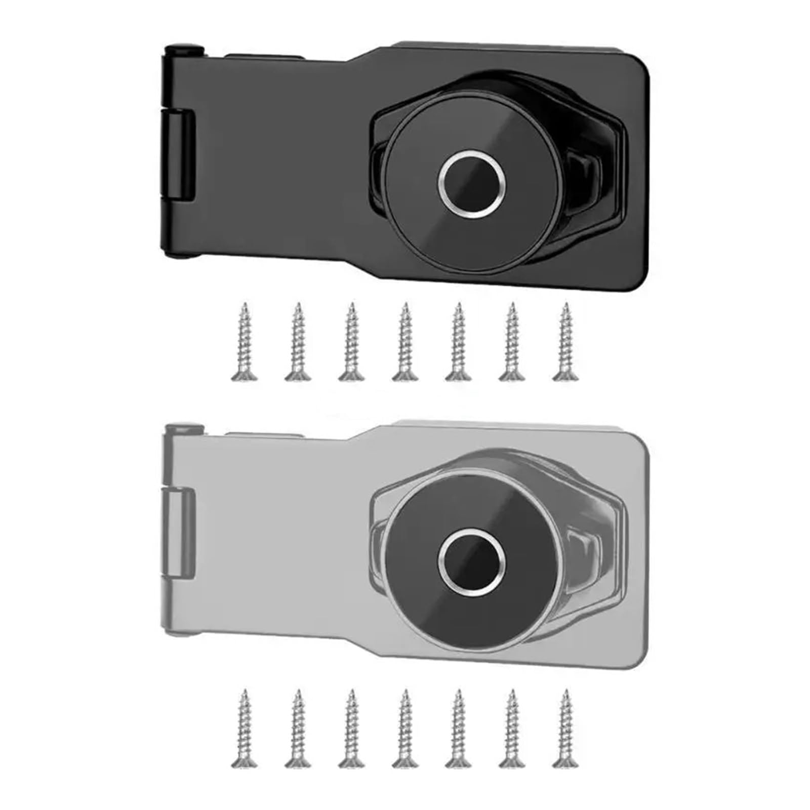Cupboard locks， Juego de cerradura cerrojo 5 pulgadas alta resistencia, con llave multifunción, gabinete robusta