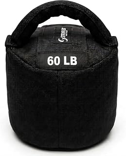 STRENFLEX Kettlebag Adjustable Kettlebell Sandbag 10 - 70 lbs Portable Workout Sandbag for Strength Training, Crossfit & Home Gym – Durable 1050D Ballistic Nylon with Reinforced Handles (Sand Not Included)