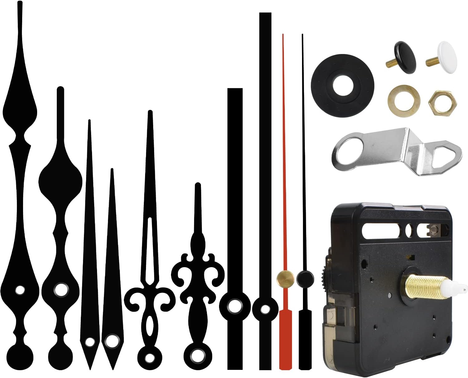 Quartz Clock Mechanisms Kit, Silent Quartz Clock Movement, Quartz Clock