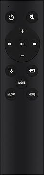 Replaced Remote fit for TCL Sound Bar Home Theater Alto 3 TS3100 TS3100-NA
