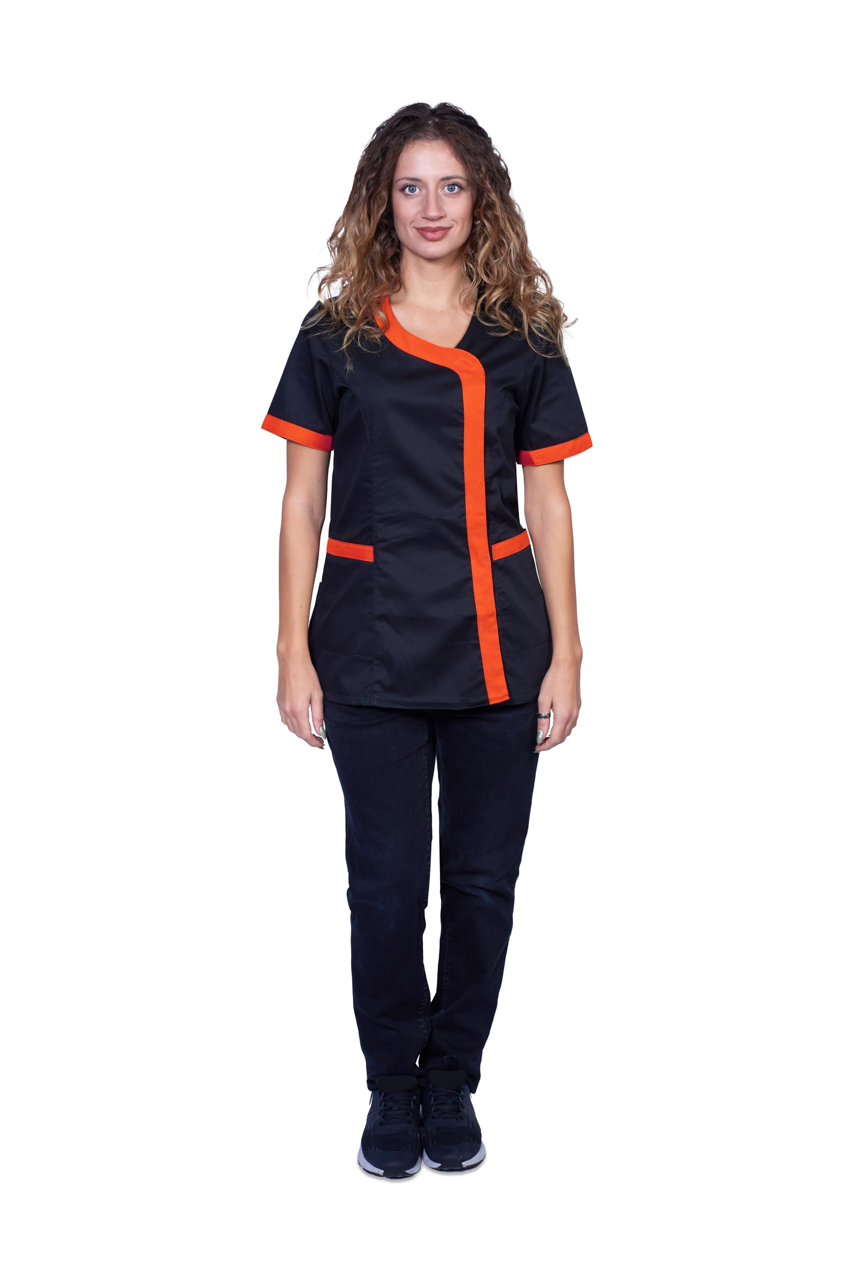 Ensemble uniforme veste pantalon OSS esthéticienne infirmière sanitaire esthétique