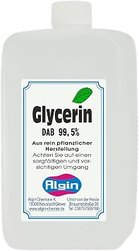 Algin Glycerine 99.5% Pure Vegetable 1 Litre