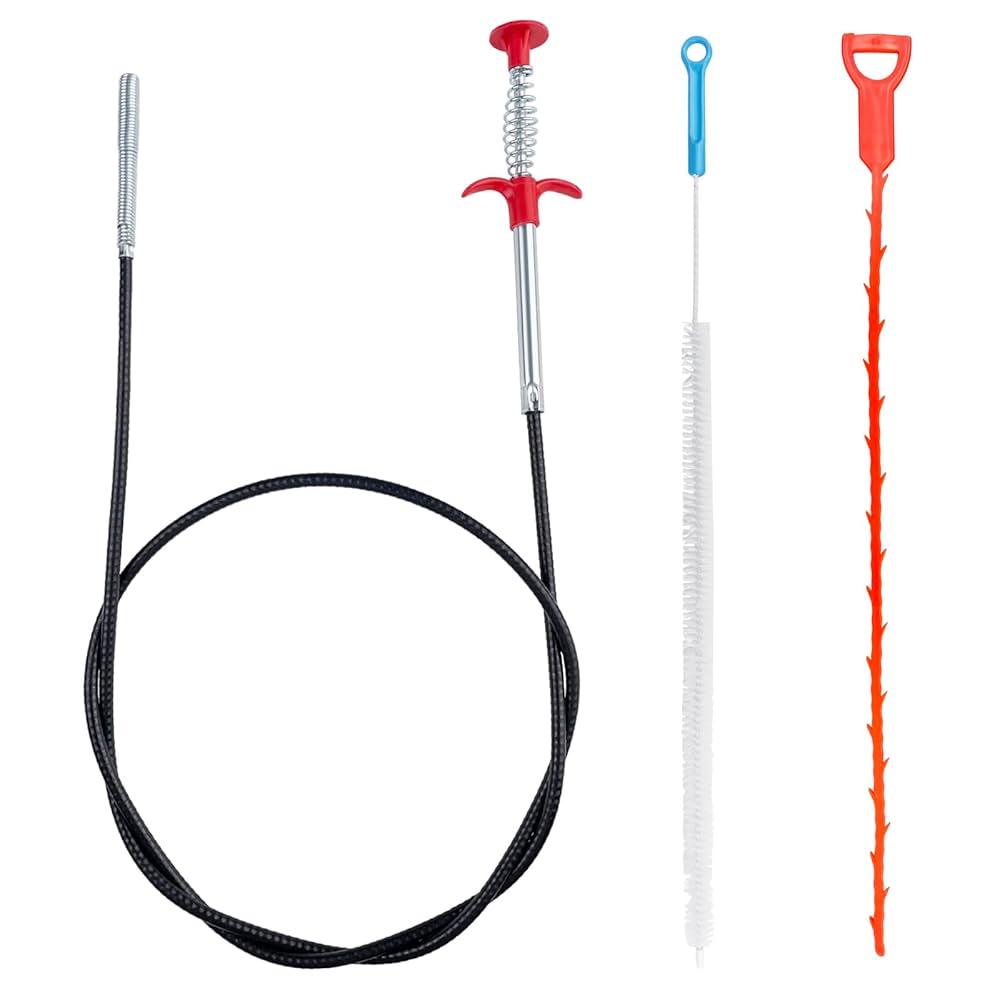 Sonda Sturatubi Professionale 2 Pezzi - 10m E 1.4m X 6.5mm Per Scarichi, Lavandini, WC - Foto 3