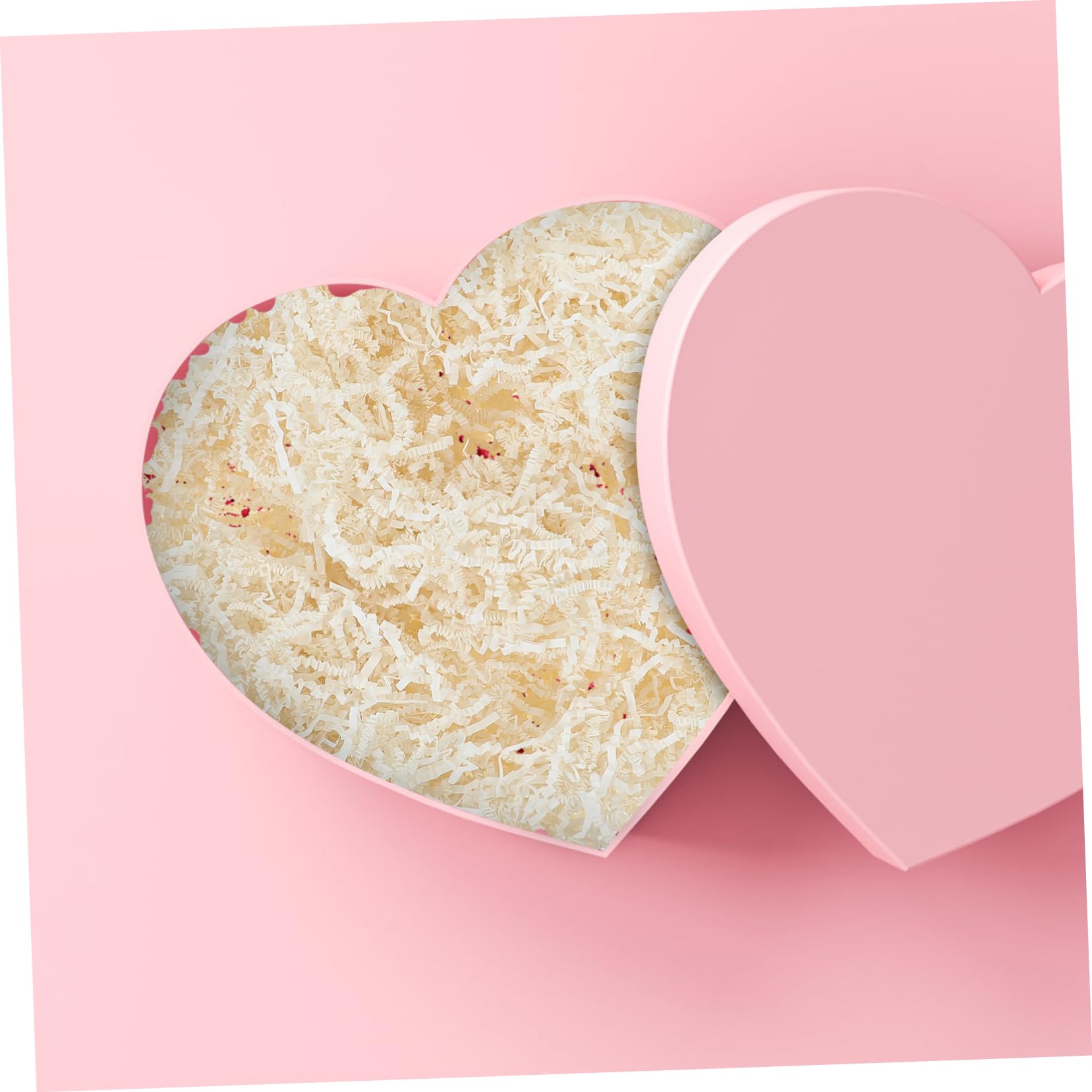 KOMBIUDA Déchiqueté Crinkle pour Remplissage De Boîtes Accessoires De pour Et Paniers De Saint-Valentin De Raffia