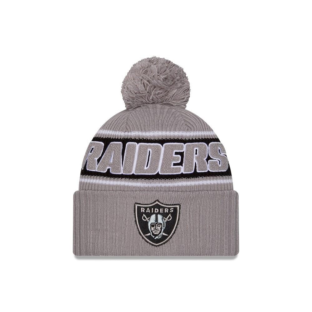 New Era Men's NFL Sideline Knit Las Vegas Raiders One Size Fits Most