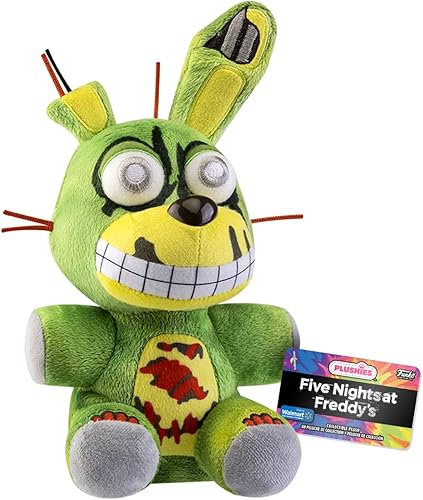 Miniatura 2 de Funko Felpa: Five Nights at Freddy's (FNAF) Tiedye - Springtrap - Juguete suave coleccionable - Idea de regalo de cumpleaños - Producto oficial -