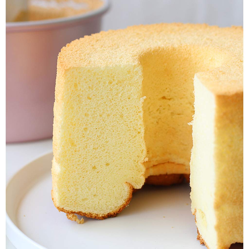 Torta stampo da 7 pollici in oro rosa accresciuta giapponese trapezoidale in alluminio anodo in diretta inferiore stampo cavo Chiffon Cake