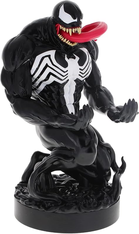 Exquisito juego Marvel Venom Cable Guys PS5 controlador titular figura, soporte para teléfono, organizador de dispositivos
