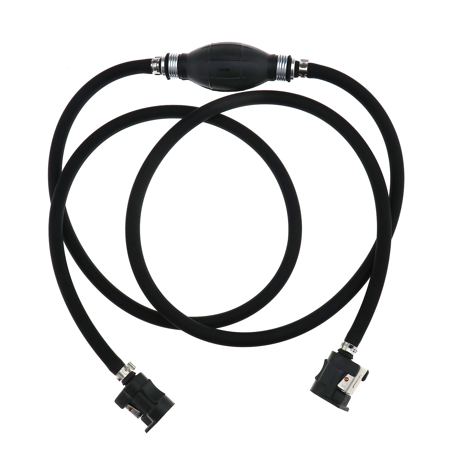 OTOTEC Tubo Flessibile Del Carburante Da 5/16"8 Mm Con Connettore Compatibile Con Yamaha Mariner Johnson Mercury OMC Boat RV Caravan Marine Trattore Veicolo A Motore