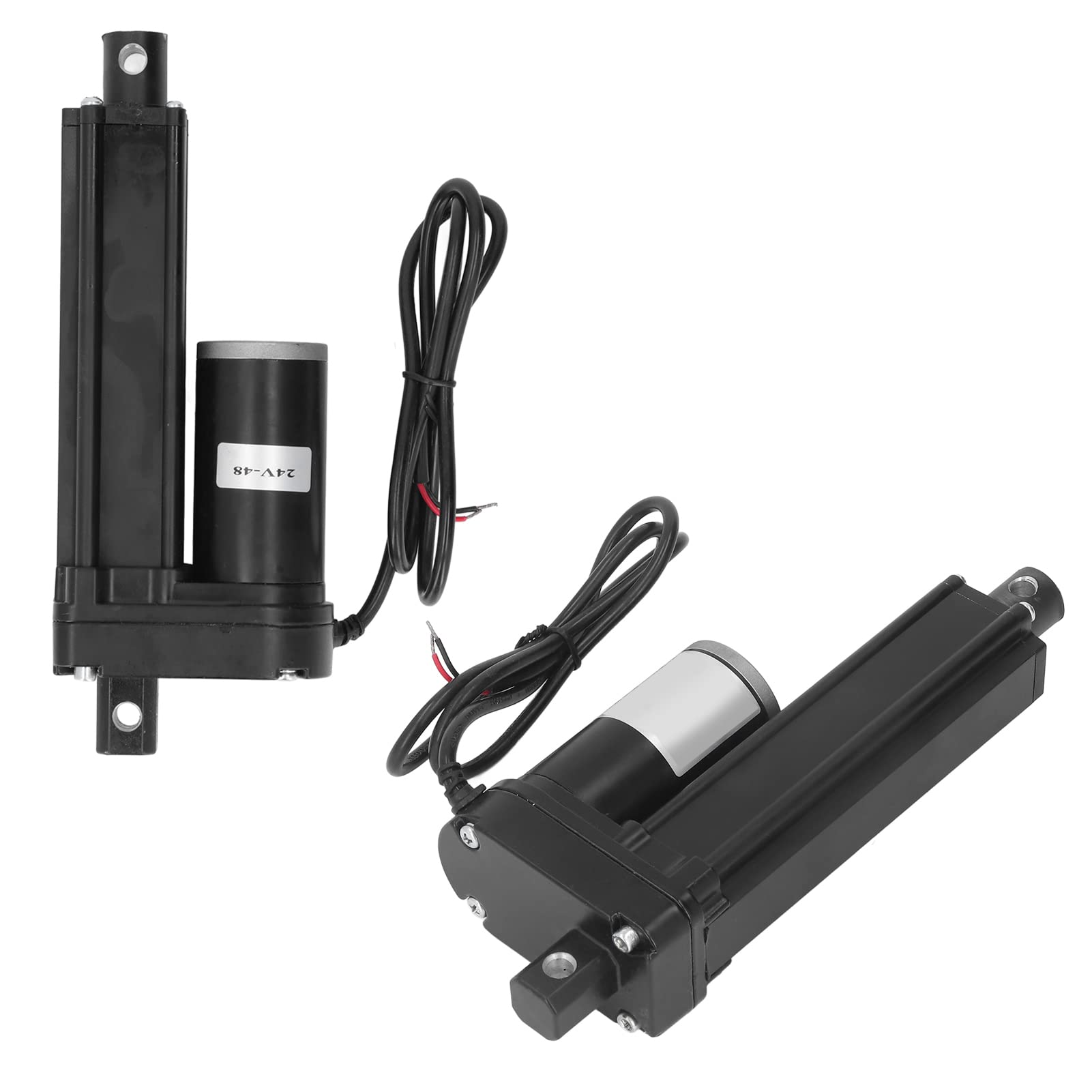 FTVOGUE Siłownik Elektryczny 24 V 3500 N Siłownik Liniowy 100 Mm do łóżek Elektrycznych, Stop Cynku o Dużej Wytrzymałości 3,5 Mm/s Stopień Ochrony IP54 do Przemysłowych Systemów Podnoszących