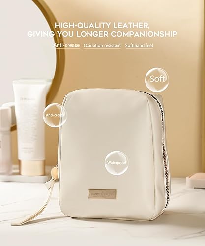 Miniatura 4 de Bonita bolsa de maquillaje para el cuidado de la piel, pequeña bolsa de cosméticos y neceser de viaje, perfecta para organizar tus artículos