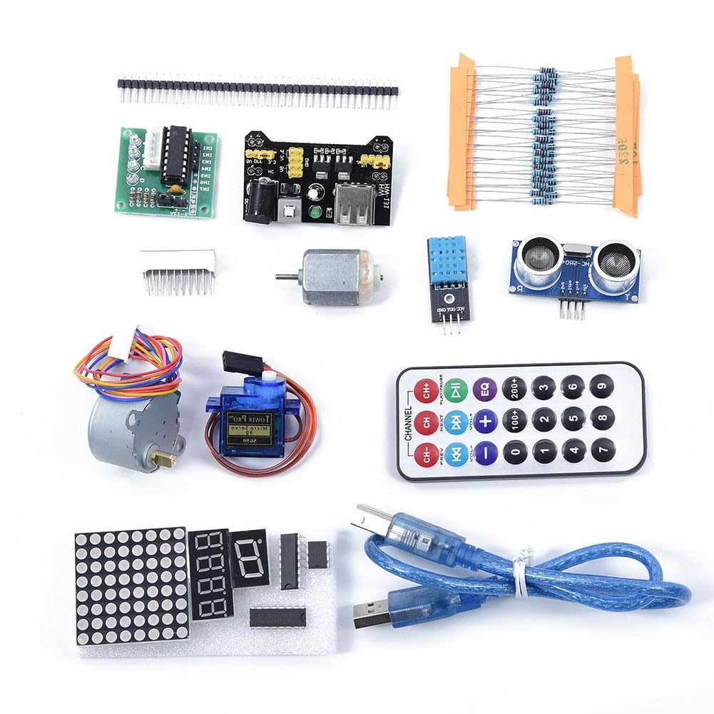 Zestaw do projektu elektronicznego Arduino Mega2560, ponad 100 komponentów z LCD1602, czujniki i silniki, STEM zestaw do nauki dla uczniów