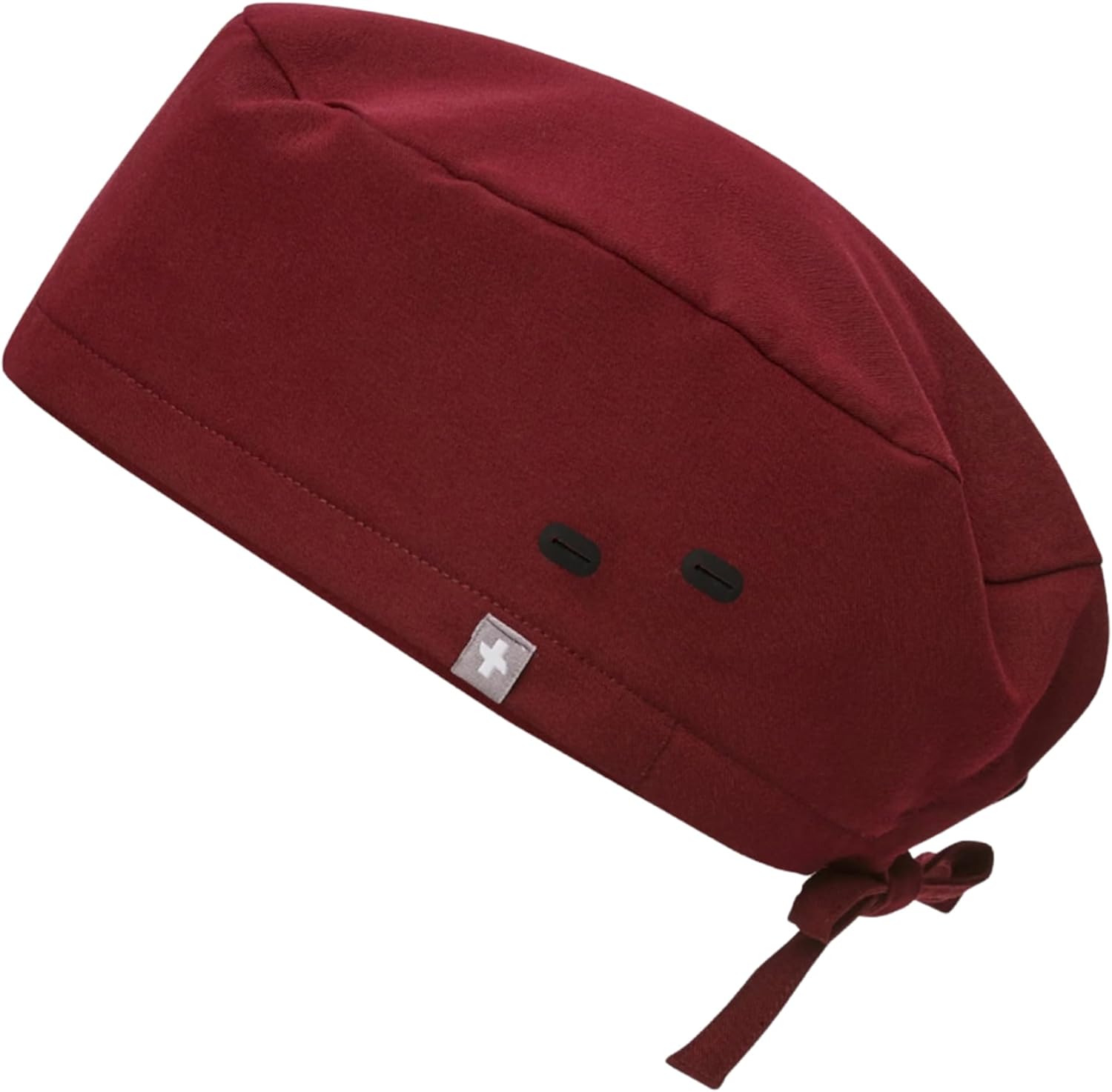 FIGS Modern Classic Scrub Cap with Buttonholes — Soft Absorbent Lining, Lightweight, Breathable, Easy-Adjust Unisex Scrub Cap