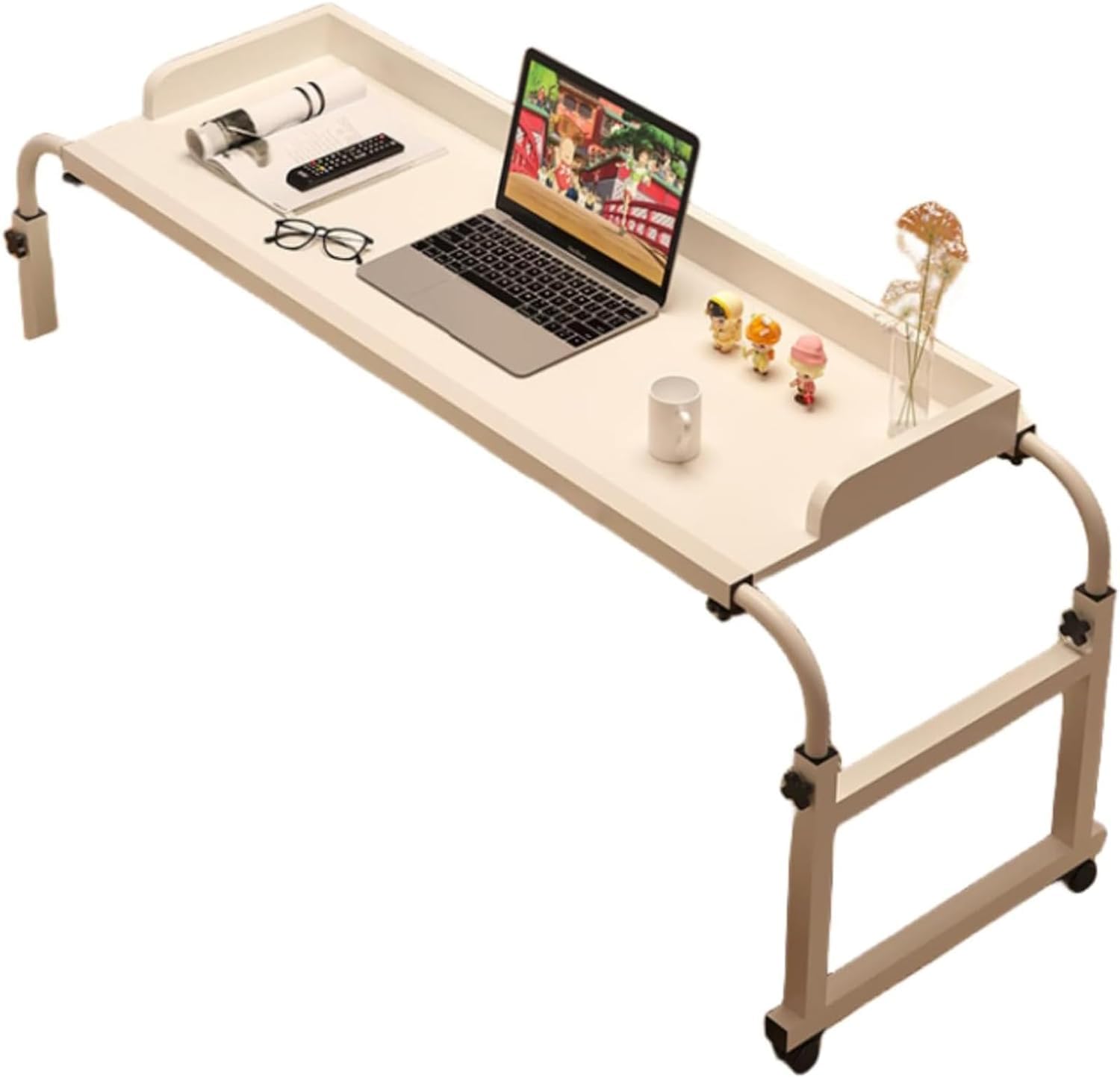 Bureau assis debout mobile pour soulager le dos à la maison