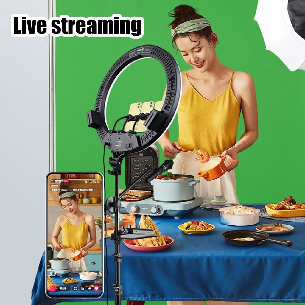 Schermo verde Chromakey con supporto e 4 clip, sfondo virtuale verde per video/streaming/fotografia (colore: verde-2, dimensioni: 3x3 m/9,8x9,8 piedi)