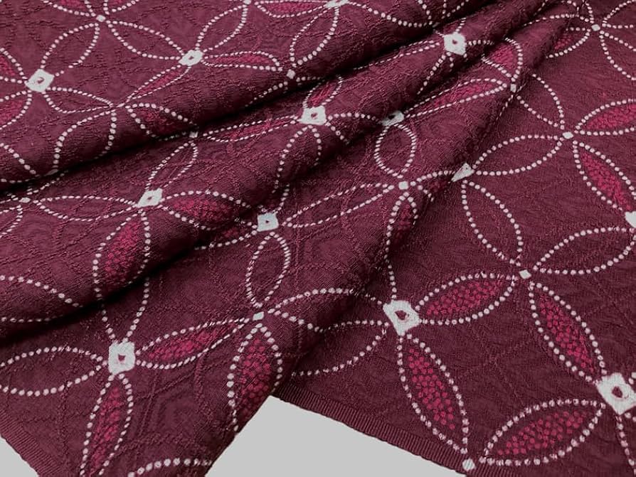 新品★﻿小紋 着尺 反物 リメイク-5 ma2167 千總 絞り 小紋 正絹 着物 未仕立て 着尺 反物