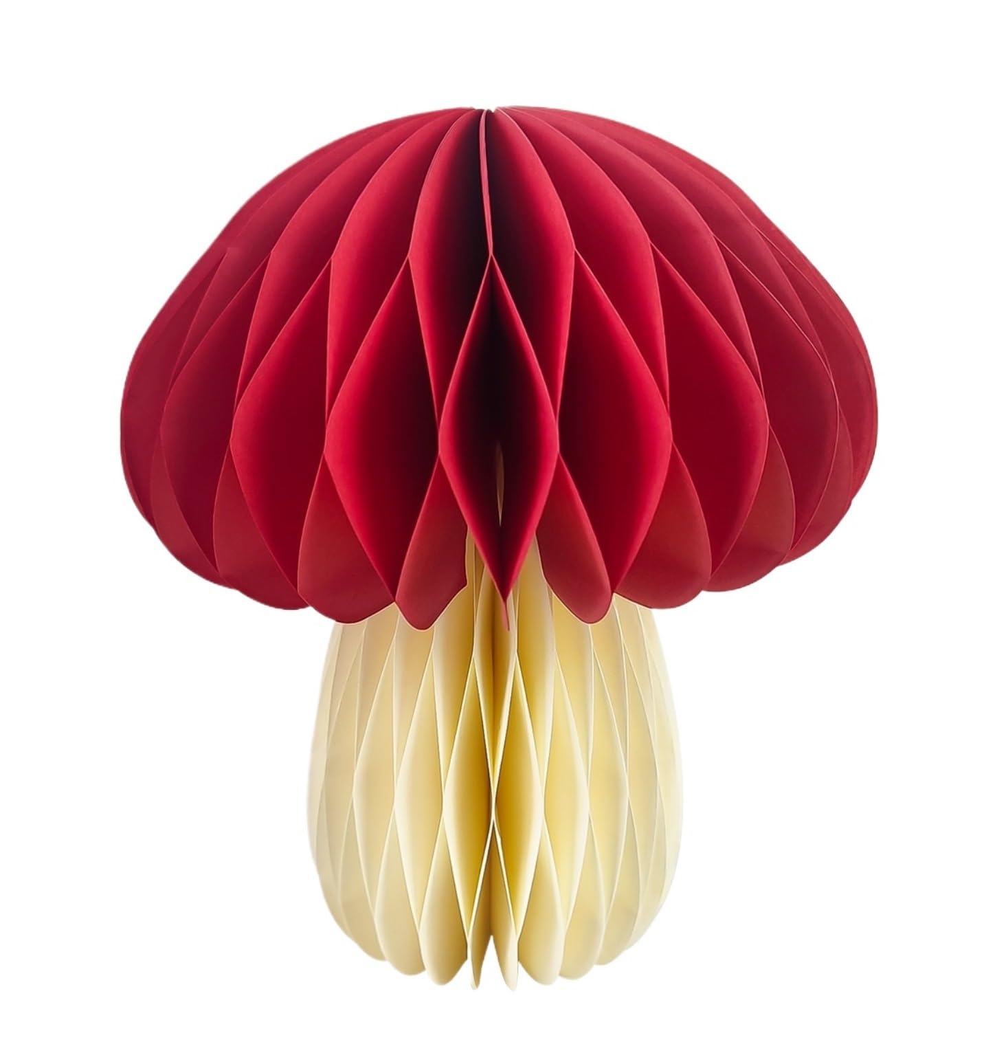 Lampions Außen Pilzförmige Weihnachtsdekoration Aus Papier In Wabenform For Den Garten, 8er-Pack Hängende Dekoration(10.6cm)