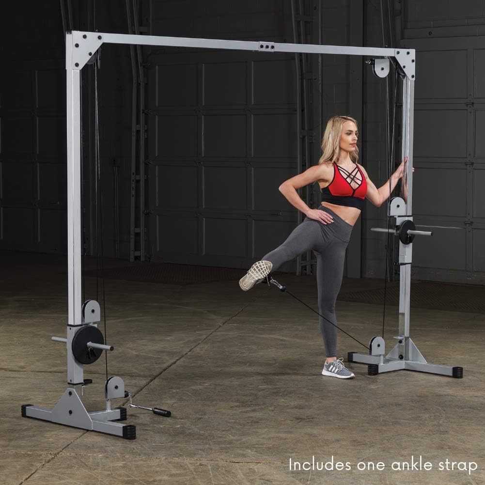 Body-Solid Powerline PCCO90X Cable Crossover Machine for Weightlifting, Bodybuilding, and Training Workouts, Black