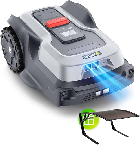 Robot Tondeuse T1200Pro pour 1500㎡, Robot Tondeuse sans Fil Périphérique