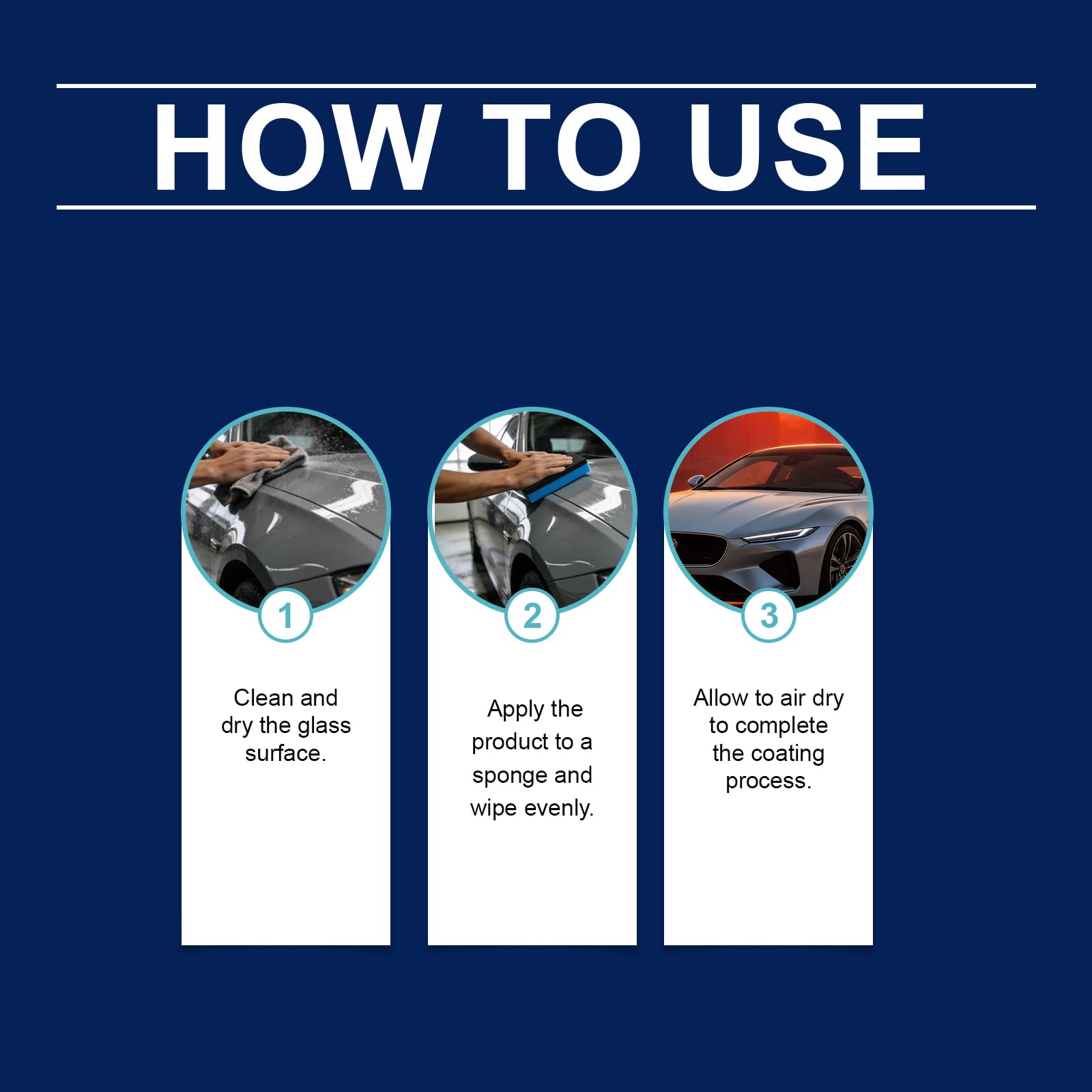 Keramische Beschichtung für Autos Kit, Quick Effect Coating Agent, Auto Wachs Spray, Auto Lackschutz Kit mit Schwamm, Reinigung, Polieren und Verbesserung des Glanzes, für LKW, Motorrad (4Pcs)