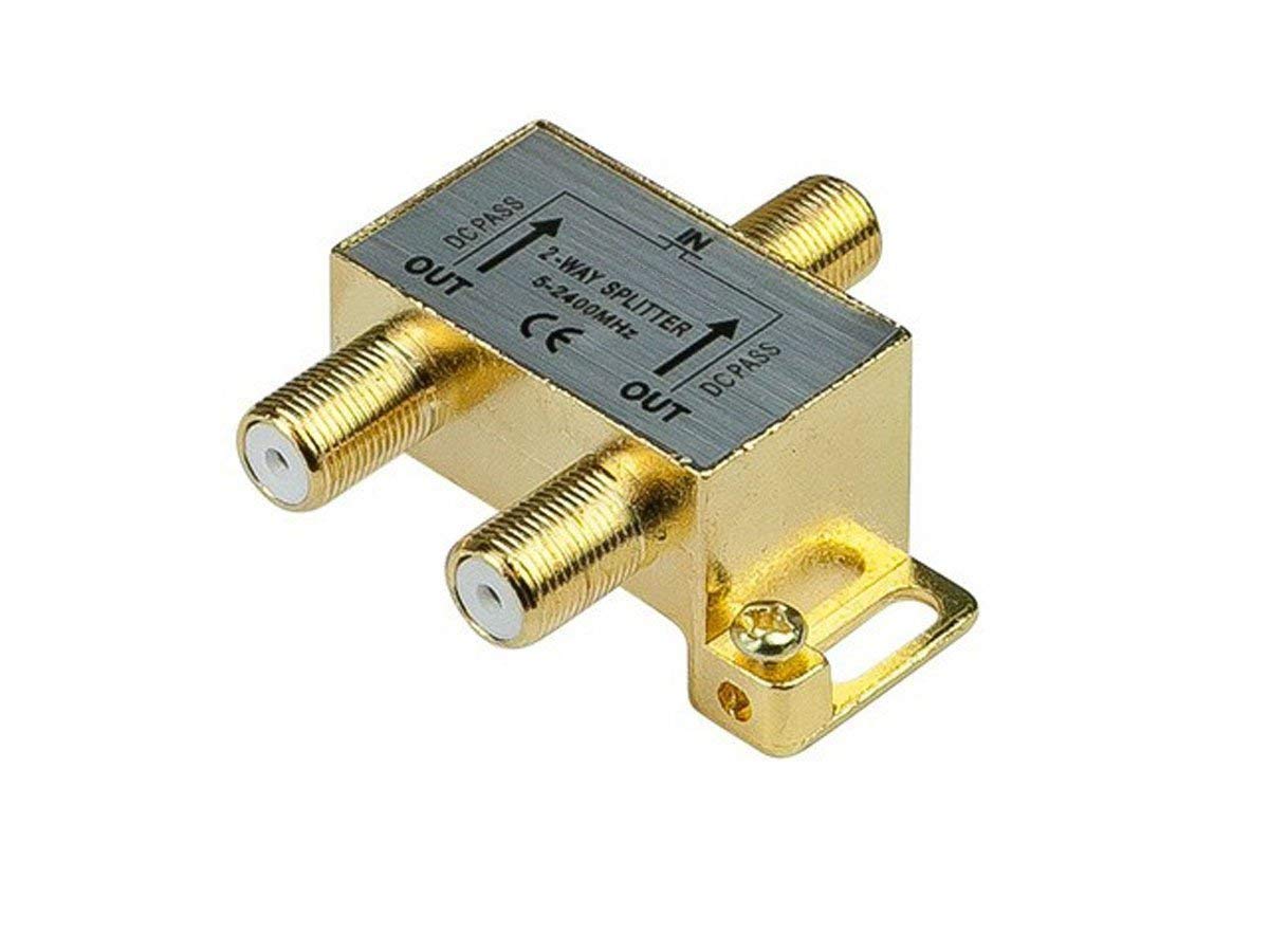 Amazon.com: iMBAPrice 110013-10 - Divisor de cable coaxial de 2,4