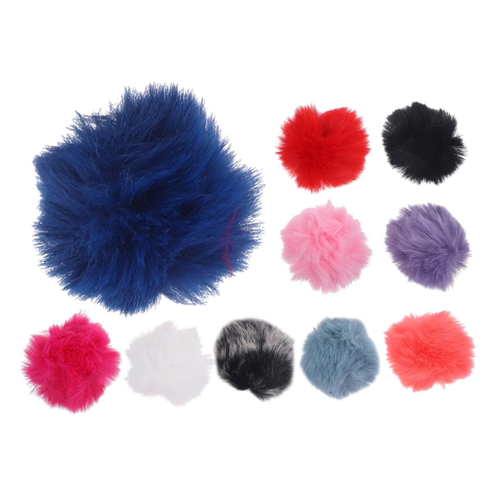 jojofuny 50pièces Bonnette Anti-vent Pour Microphone Cravate Fausse Du Bruit Couleur Variée Idéale Pour Utilisation Intérieure Et Extérieure