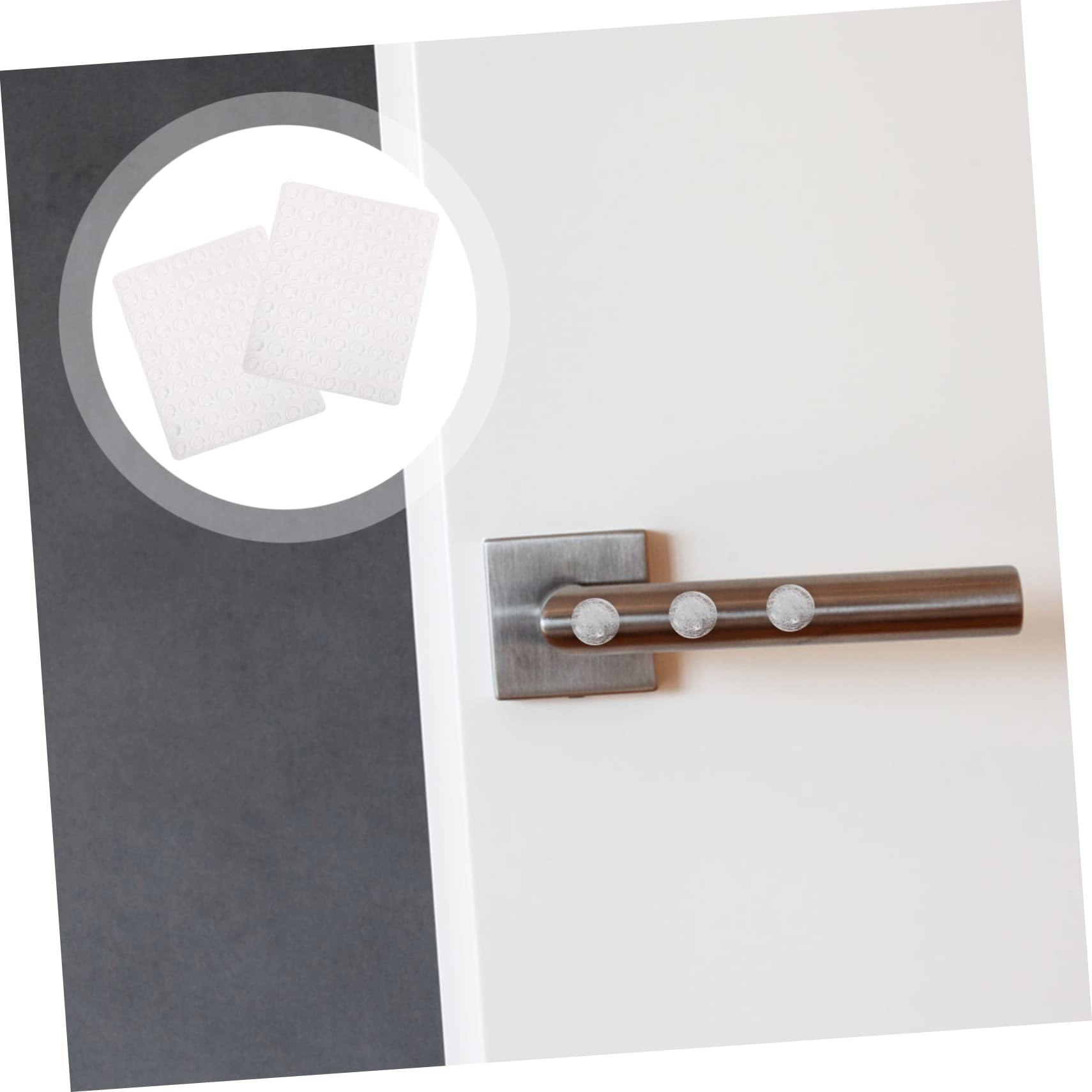 EXCEART 5 Set Particelle Colloidali Anti-collisione Paracolpi Per Ante Dell'armadio Trasparenti Paraurti Del Gabinetto Paraurti Della Porta Dell'armadio Paracolpi Per Mobili 2 Fogli*5
