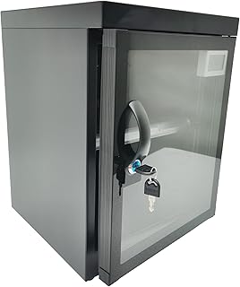 HQHAOTWU Automatic Digital Camera Dehumidify Storage 30L Dry Cabinet Box Storage 2 Layers Dry Cabinet with Tempered Glass for Camera & Lens Equipment Noiseless & Energy Saving Wall Mounted Cabinet