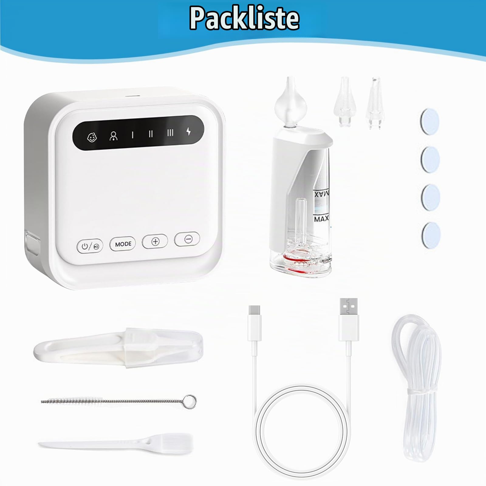 Nasensauger Baby Elektrisch,CEIEVER Nasensauger Baby Staubsauger Wiederaufladbar Nasensauger Baby fur Neugeborene Nasensauger Staubsauger mit Mit 9 SaugstäRken,für Babys Kleinkinde