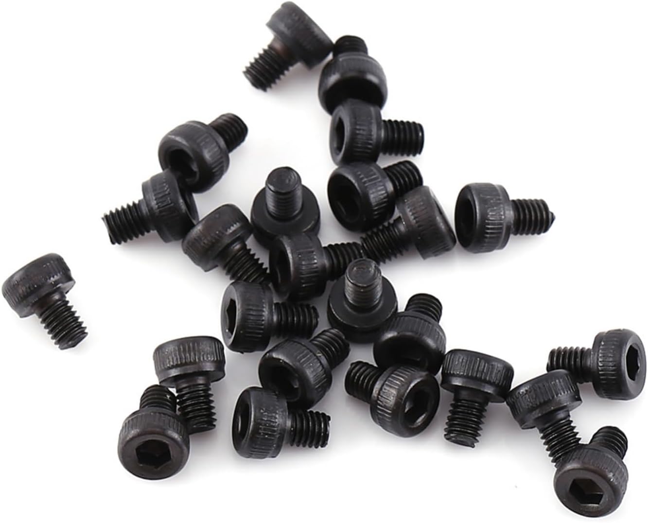 SSIMOO 300Pcs/set M3 Hex Socket Screws Bolt With Hex Nuts Assortment Washers Kit Black Fastener Accessory Repair Tool kindly(Cap head)