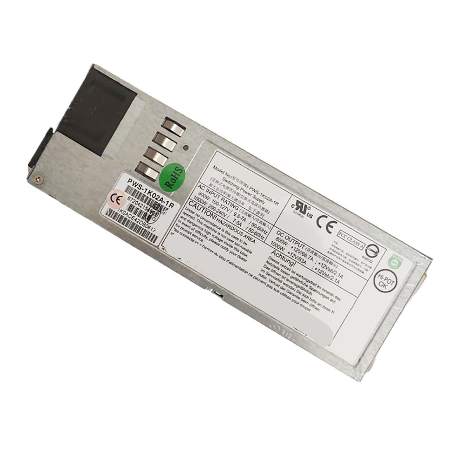 CXFCIHFT PWS-1K02A-1R 1000W Server Power Supply