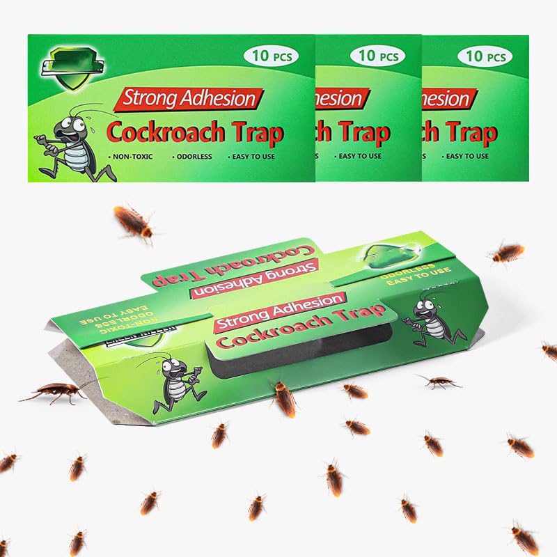 30 trampas anticucaracha potente trampa para cucarachas y cucarachas pegajosas trampa de cucaracha potente profesional no tóxica