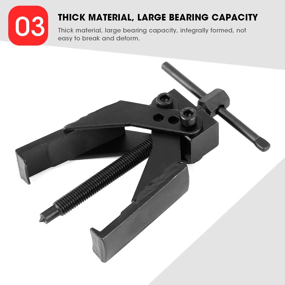 Volakebeing Forged Steel 2 Jaw Bearing Puller - Double Claw Gear & Bearing Removal Tool For Automotive Repair