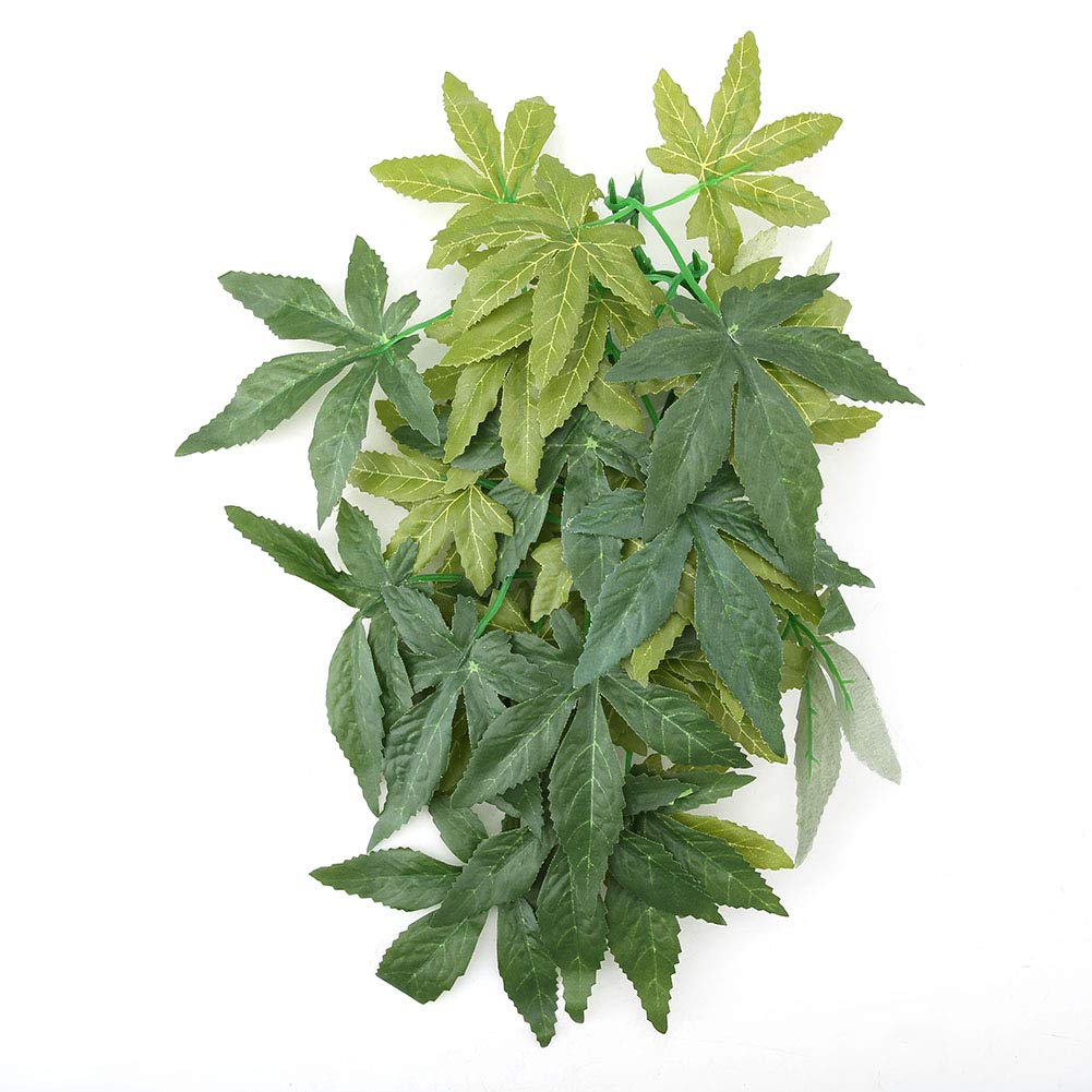 Plantas Artificiales para Exteriores, Plantas Artificiales para acuarios, Plantas Artificiales para peceras para la decoración de peceras, acuarios y terrarios para (20 Pulgadas 50 cm) — view 10