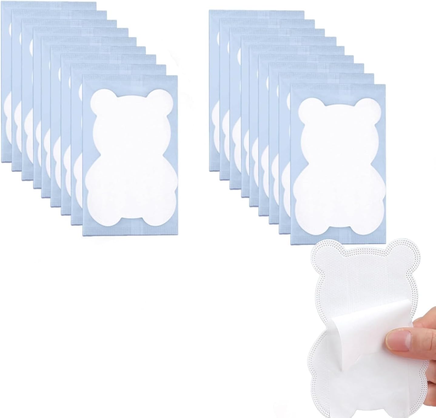 Azonee Disposable Underarm Sweat Pads for Women, Comfortable Absorbent Armpit Sweat Block Pads, Travel Essentials, Ideal for Camping, Dorms, Personal Care & Deodorant for Women(20 Pcs)