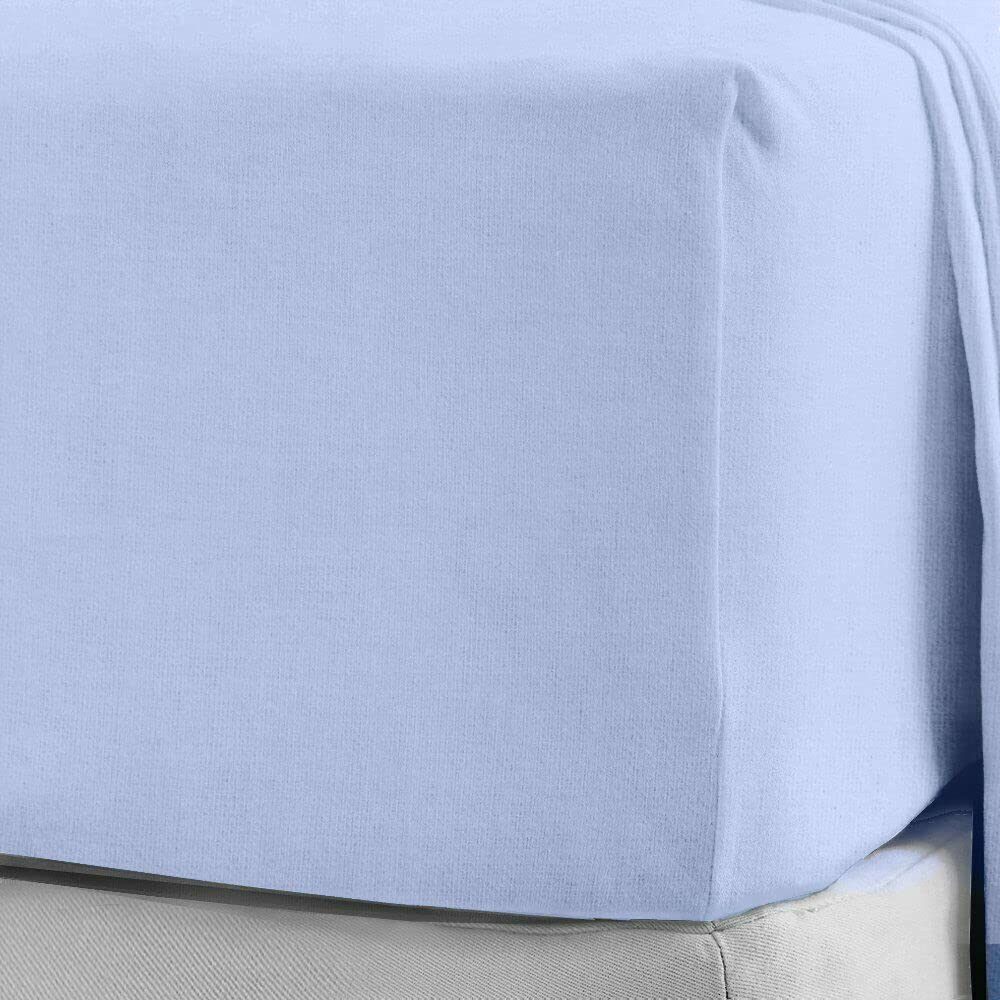 Luxury Bedding Brushed 100% Cotton Flannelette Extra Deep Fitted Sheets 40 CM or 16 INCH