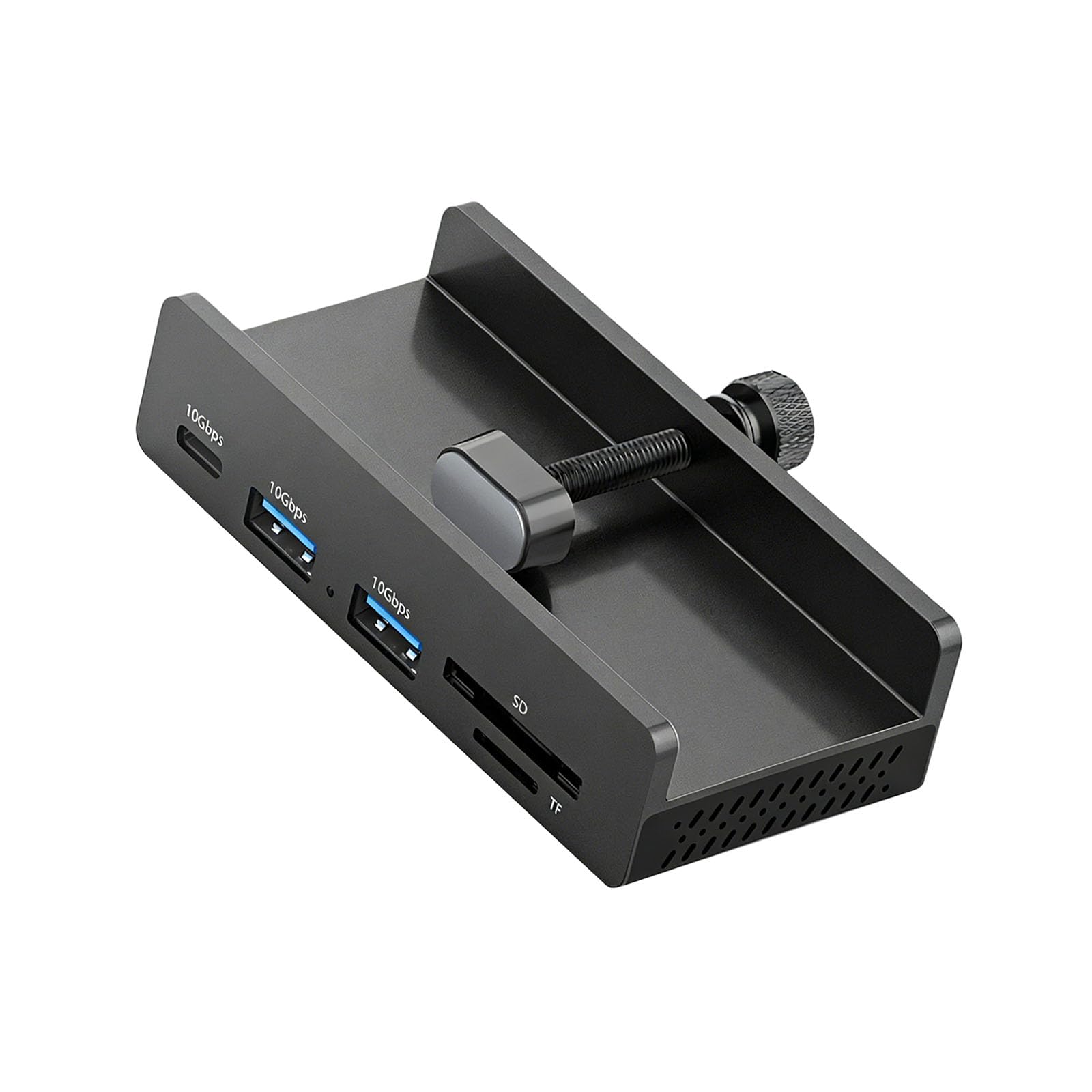 Hub USB C liviano con Video Puntiagudo, Carga rápida de 60 Hz y lectores de Tarjetas para computadoras de Escritorio Hub USB C con Clip