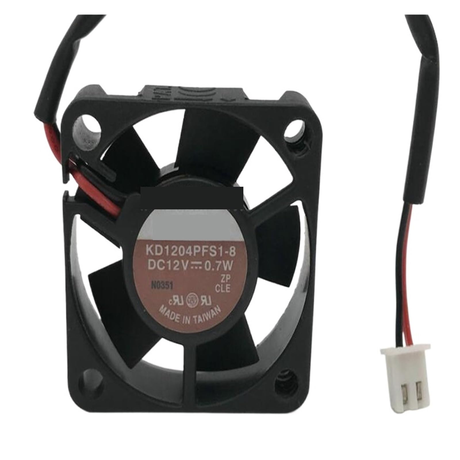 YUSKICCNE KD1204PFS1-8 4CM 12V 0.7W 4010 Two-Wire Cooling Fan