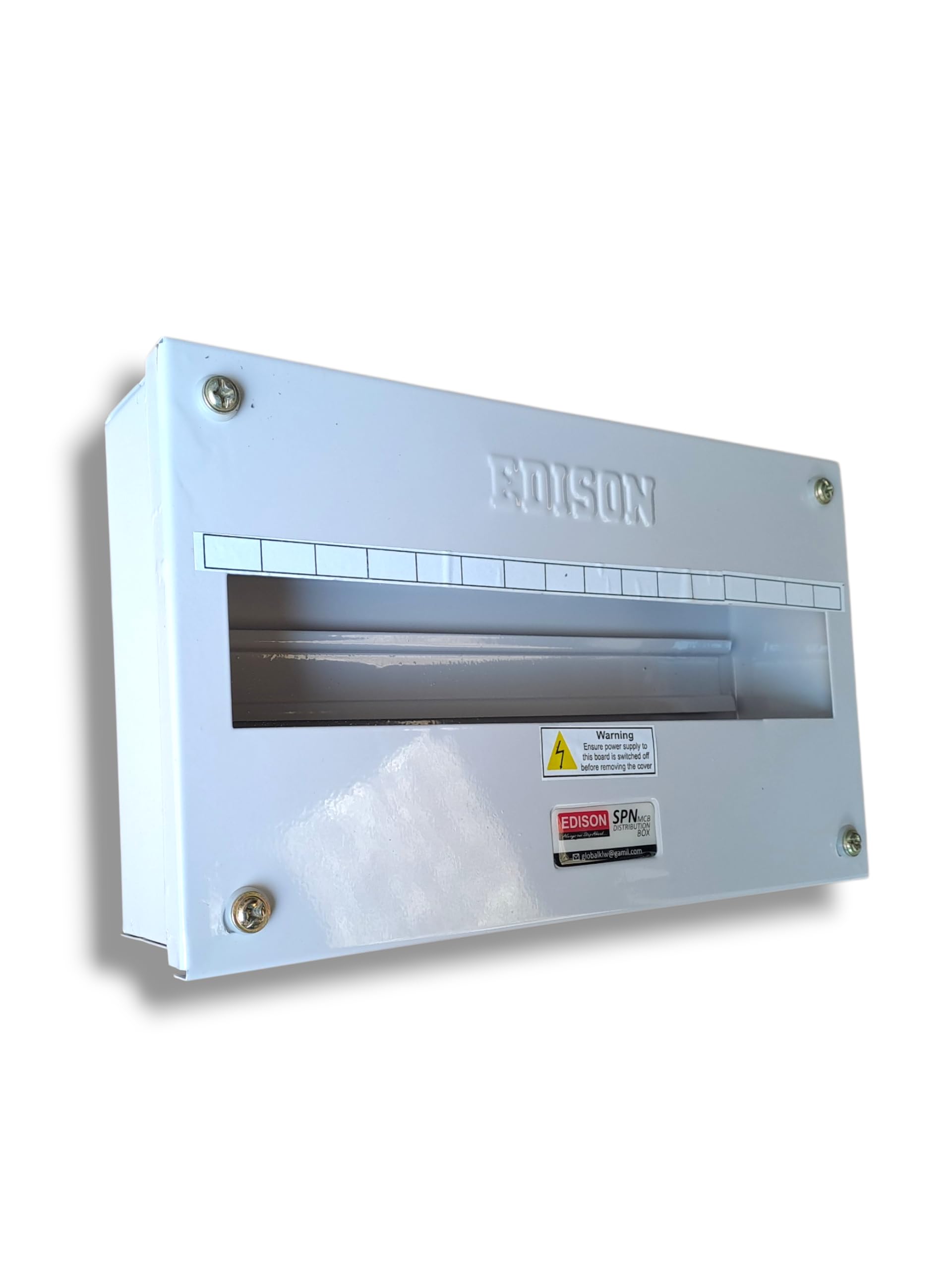 MCB Box 16 Way Single Door | MCB Single Pole Neutral Distribution Box | Powder Coated | Smart | Contains 16 individual MCB Slots.-image-49