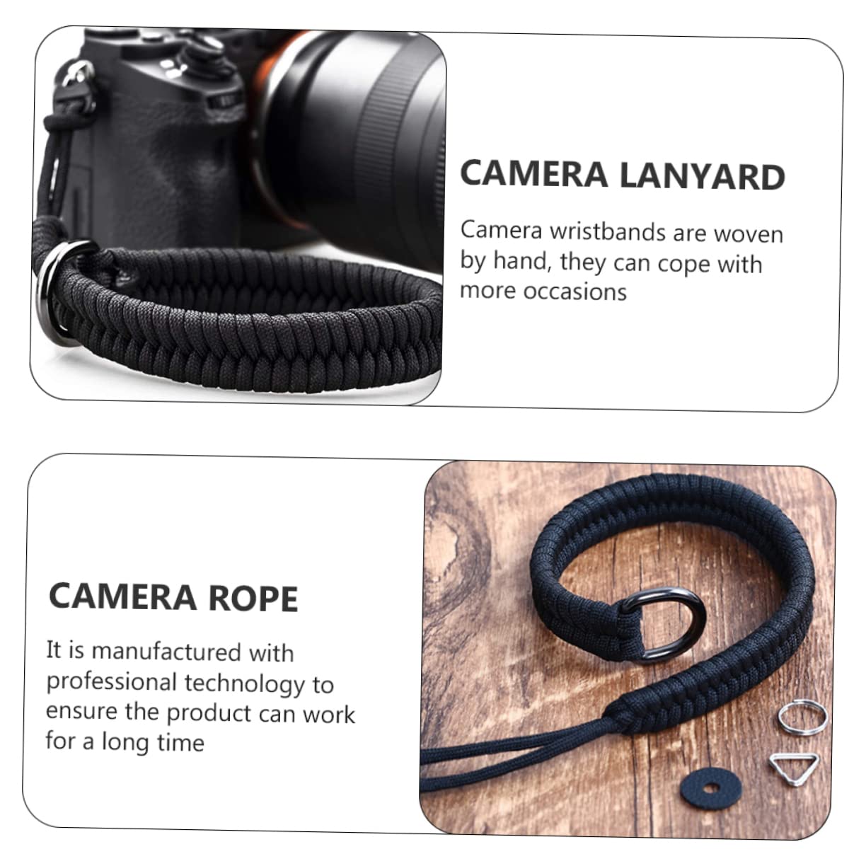 NUOBESTY Correa De Muñeca Para Cámara Ajustable Correa De Mano Rápida Para Fotografía Compatible Con Dslr Resistente Hasta Mano Para Fotógrafos Masculinos Y Femeninos