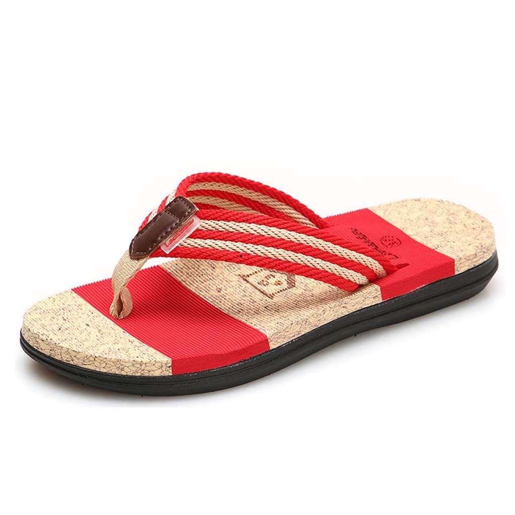Pantoufles tongs hommes pour soulager les pieds échauffés sur la plage