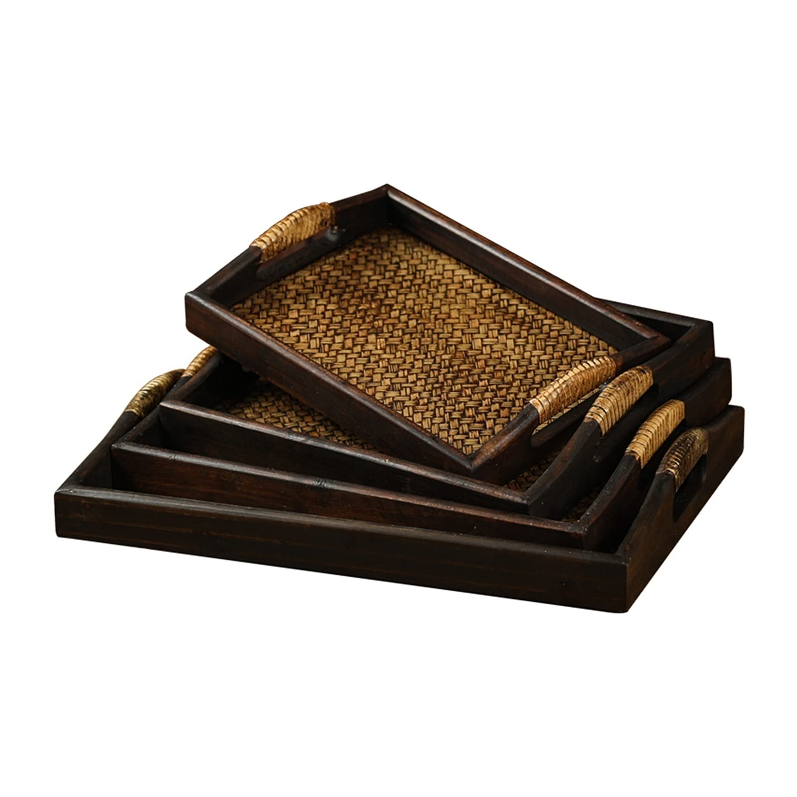 Vassoio Portaoggetti da Scrivania Vassoio for serving e piatto, vassoi da portata con manici, vassoio snack, vassoio for la colazione, elegante arredamento agriturismo for serving Arredamento da Cucin
