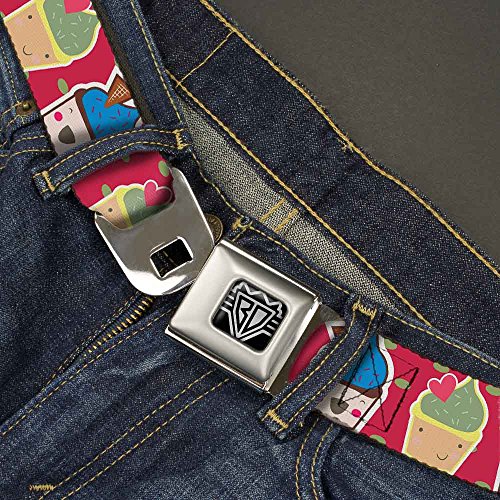 Cinturón de hebilla de seguridad Buckle-Down ajustable con estampado de cupcakes 2