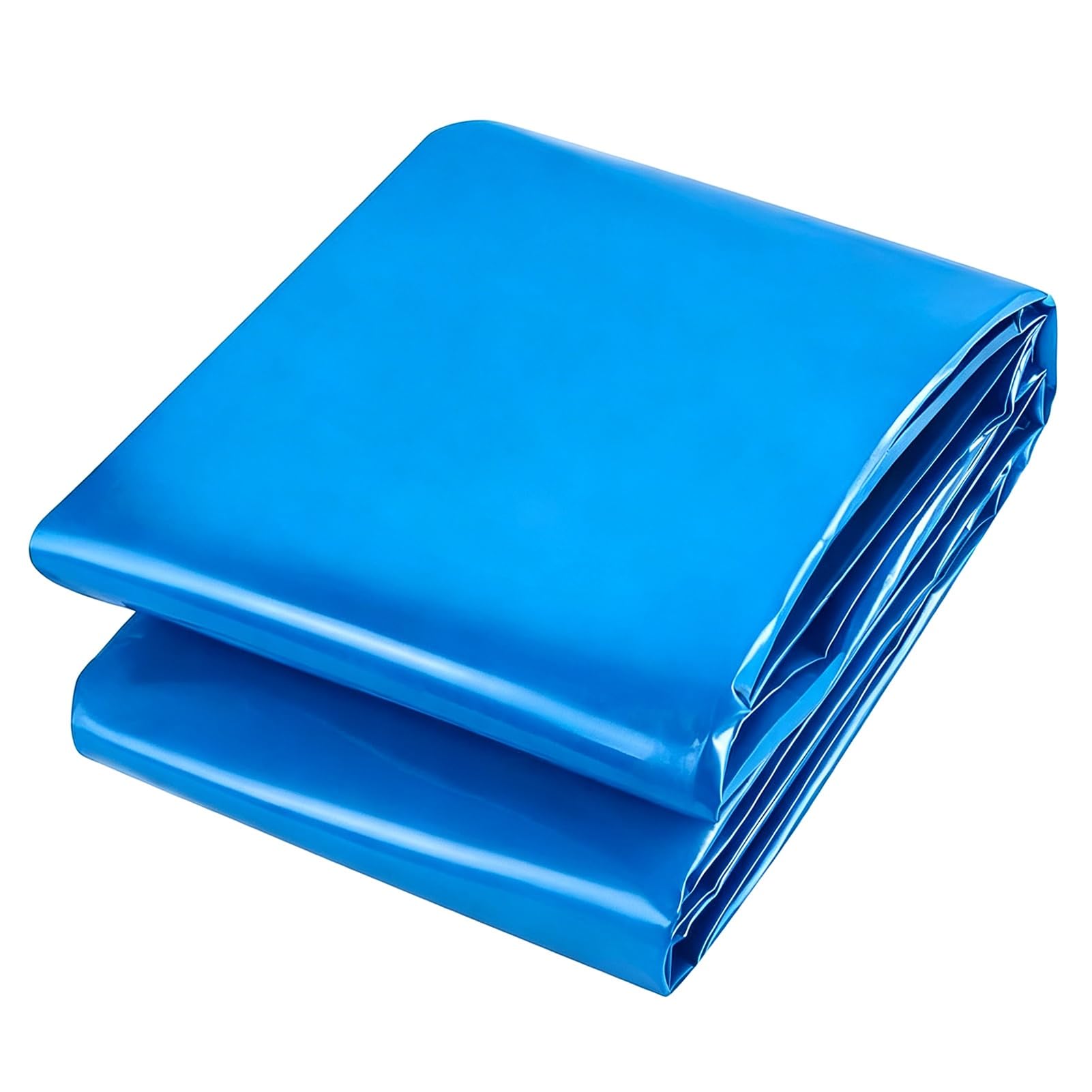 Revestimiento Reforzado para estanques de 3x3m y 5x8m. Membrana Impermeable para estanques de jardín, Fuentes de Agua, estanques para Peces koi y Fauna Silvestre (6x8m (19,7x26,2 p