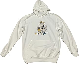 سويت شيرت انيمي جينشين جان ليزا باربرا نويل مونا كايا زونغلي شياو فينتي 27 L ، ياقة عالية اوف وايت للبالغين من الجنسين