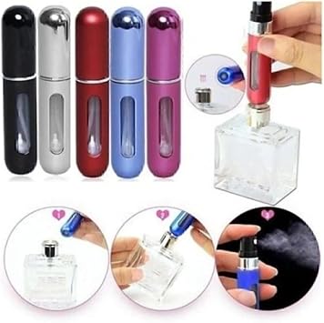 TİNEKE Parfüm Şişesi Çanta Içi Mini Doldurulabilir Seyahat Cep Yedek Parfüm Şişesi 5 ml