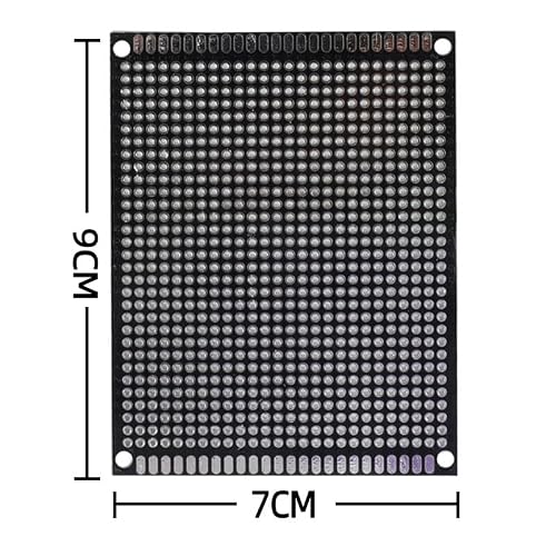 Enksagd 8 Pcs(7x9cm) Double Sided PCB Board Prototype Kit Soldering 4 Colour Universal Printed Circuit Board for DIY Soldering and Electronic Project