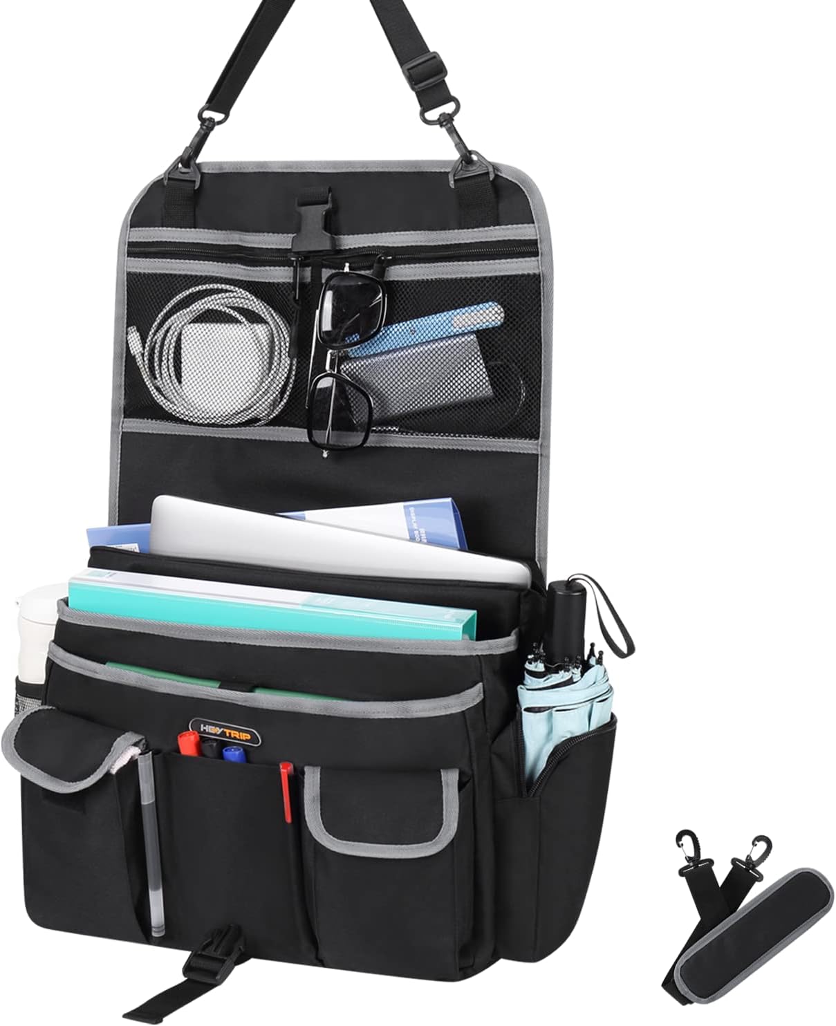 HEYTRIP Car Front Seat Organizer Message Bag Passenger Seat